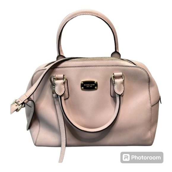 Michael Kors Baby Pink Crossbody Satchel Bag (read description) - Picture 1 of 17